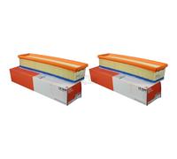 2X MAHLE / KNECHT LX 1849 Filtro De Aire Para Renault Kangoo KC0/1 Dacia