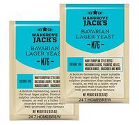 2X Mangrove Jack's Craft Series Levadura M76 Lager bávaro (10 g)