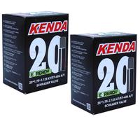 2x Manguera de bicicleta Kenda 20 pulgadas AV 47-406 a 57-406 E Ready