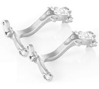 2x Mangueta, Suspensión de Ruedas Delant. R+L para Audi A4 8E B6 B7 Exeo 3RGH