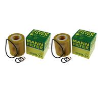 2X MANN-FILTER Filtro para BMW Touring E46 318i 316i E91 320i E61 520i E92