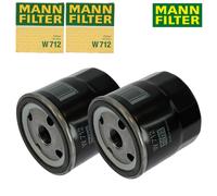 MANN-FILTER W 712 Filtro de aceite - para Automóviles + Vehículos de transporte