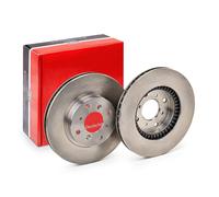 2x MAPCO 15607 Disco de freno Delantero para HONDA CIVIC VI Fastback (MA, MB)