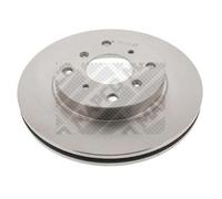 2x MAPCO Disco de freno 15606 eje delantero 260mm