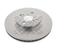 2x MAPCO Disco de freno Delantero Ø275mm Espesor: 25mm Corona de Agujeros - Ø: 100mm ventilado 25567