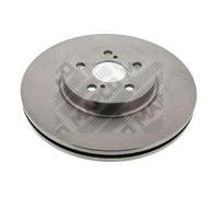 2x MAPCO Disco de freno Delantero Ø295mm Espesor: 26mm Corona de Agujeros - Ø: 100mm ventilado 45567 Compatible con TOYOTA AVENSIS Ranchera familiar T25 AVENSIS Sedán T25 AVENSIS T25