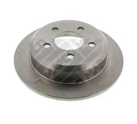 2x MAPCO Disco de freno Trasero Ø283mm Espesor: 11mm macizo 25990 Compatible con JEEP Grand Cherokee I ZJ, ZG WRANGLER II TJ WRANGLER I YJ, SJ