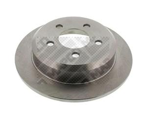 2x MAPCO Disco de freno Trasero Ø283mm Espesor: 11mm macizo 25990 Compatible con JEEP Grand Cherokee I ZJ, ZG WRANGLER II TJ WRANGLER I YJ, SJ