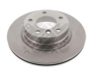 2x MAPCO Disco de freno Trasero Ø300mm Espesor: 20mm Corona de Agujeros - Ø: 120mm ventilación interna 25851