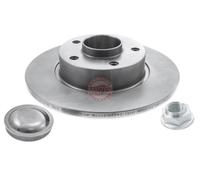 2x MASTER-SPORT Disco de freno Trasero Ø280mm Altura: 102,2mm Espesor: 12mm Corona de Agujeros - Ø: 118mm macizo 2401120177B-PCS-MS