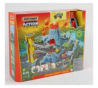 2x Matchbox Acción Drivers Kit de Juego Vulkanausbruch Coche de Juguete Vehículo