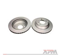 MaXgear Disco de freno 19-0733 – Eje trasero macizo Ø260 mm – 2x para Mitsubishi y Volvo