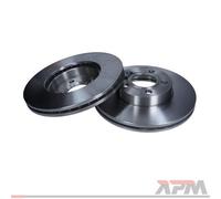 MAXGEAR 2X Disco De Freno Delante Ø288 Mm Ventilado Para VW Sharan 7M8 7M9 7M6