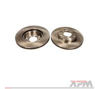 2x Maxgear 19-0805 Disco De Freno Delante Para Opel Corsa C X01