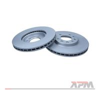 2X Maxgear 19-0976 Disco De Freno Delante Para VW Golf III 1H1 Seat Toledo I 1L2