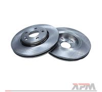 2x Maxgear 19-1008 Disco De Freno Delante 280 Mm Para Renault Kangoo Express