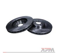 2x Disco de freno Eje delantero ventilado 19-1014 MAXGEAR para MERCEDES-BENZ