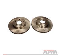 Lote de 2 Disco de freno MAXGEAR 19-1055 para OE A 639 421 03 12 - A 639 421 02