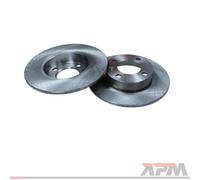 2X Maxgear 19-1185 Disco De Freno Trasero Para VW Polo 6N1 Seat Ibiza II 6K1
