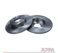 2x Disco de freno macizo 19-1224 MAXGEAR para MERCEDES-BENZ CLASE A