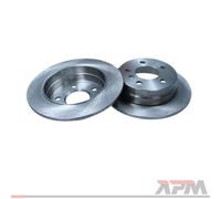 MAXGEAR 2x Disco Freno Trasero Ø258 MM para Mercedes-Benz W169