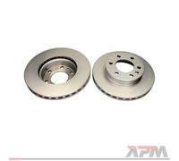 2x Disco de freno Eje delantero ventilado 19-1255 MAXGEAR para SUBARU XV OUTBACK