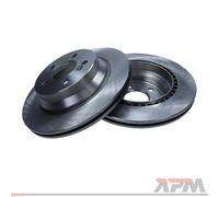 2x Maxgear 19-1262 Disco De Freno Trasero Para Mercedes-Benz W211 S211 W212 S212