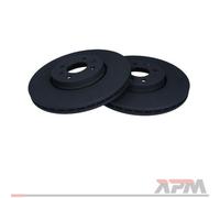 2x Maxgear 19-1327 Disco De Freno Para Fiat 500 312 Ford KA RU8