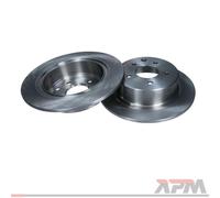 MAXGEAR 2x Disco De Freno Trasero Ø291 Para Nissan Qashqai +2 I J10 JJ10 2.0 1.6