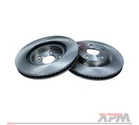 2x Maxgear 19-1866 Disco De Freno Para Toyota Auris E15 Lexus ES V6