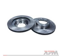 2x Maxgear 19-1871 Disco De Freno Para Opel Agila (B) H08 Suzuki Swift III EZ MZ
