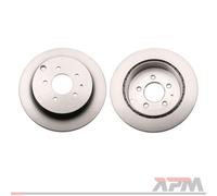 2x Maxgear 19-1936 Disco Freno Trasero 272MM para Peugeot Fiat Citroën Lancia