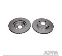 MaXgear Disco de freno 19-1960 eje trasero macizo Ø280 mm 2 unidades para BMW 1