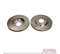 2x Maxgear 19-2195 Disco Freno Trasero 300MM para VW Golf VII Skoda Audi Seat