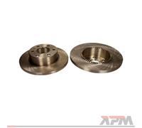 Lote de 2 Disco de freno MAXGEAR 19-2404 para OE 7186309 - 46393181 -