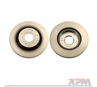 2x Maxgear 19-2524 Disco De Freno Trasero Para BMW E65 E66 E67