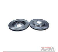 MAXGEAR 2X Disco De Freno Delante Ø276 Mm Ventilado Para Mercedes-Benz Clase A