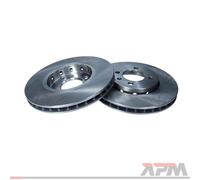 2X Maxgear 19-2856 Disco De Freno Para Skoda Citigo NF1 Seat Mii VW Load UP