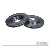 MAXGEAR 2x Disco de Freno Delantero Ø254 MM para Daihatsu Sirion M3 _ 1.0 1.3