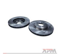 Lote de 2 Disco de freno MAXGEAR 19-4692 para OE 2464212712 - A2464212712