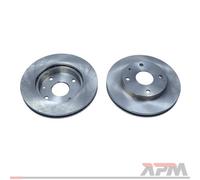 Lote de 2 Disco de freno MAXGEAR 19-4714 para OE 9805260180 - 9805260180 -