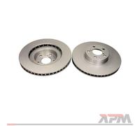 2x Maxgear 19-4725 Disco de Freno Delantero 302MM para Jeep Compass MK49 Dodge