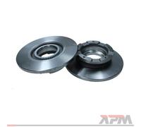 2x Disco de freno Eje trasero macizo 19-4752 MAXGEAR para FORD