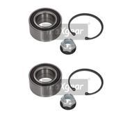 2x Maxgear 33-0868 Juego De Rodamientos Delanteros Para Renault Megane III