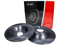 2x MAXGEAR Disco de freno 19-1228 eje trasero 49,2mm 302mm