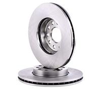 2x MAXGEAR Disco de freno Delantero Ø288mm Altura: 49,5mm Espesor: 25mm Corona de Agujeros - Ø: 112mm ventilado 19-1059 Compatible con VW Golf 7 Hatchback 5G1, BQ1, BE1, BE2 Golf 6 5K1 T-Roc A11, D11
