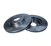 2x MAXGEAR Disco de Freno Eje con Ventilación Interior Ø296mm para Nissan 350Z