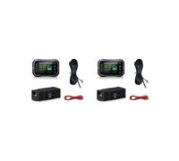 2X Medidor de Culombio WiFi KM140F, Amperímetro-Voltímetro de 400 A, Comprobador de Capacidad de Batería de RV, Monitor para Todas las Baterías