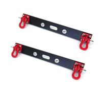 2x Metal Rear Bumper with Tow Hook for MN D90 D91 D99S MN90 MN99S 1/12 RC Car Upgrade Spare Parts Accessories,B & A