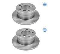 2x Meyle 015 523 2031 Disco Freno Trasero para Mercedes-Benz B903 VW Lt 28-35 II